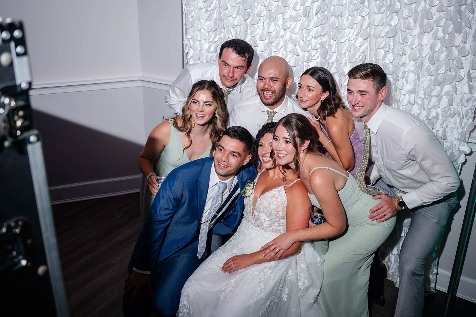 Wedding photo booth marquee dj