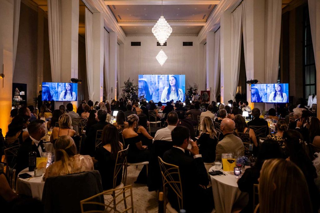 Corporate event screens